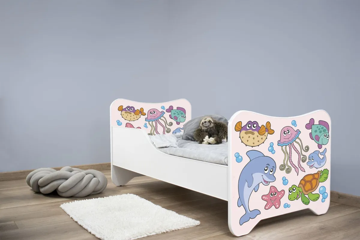 Dečiji Krevet 160X80Cm Happy Kitty Fish