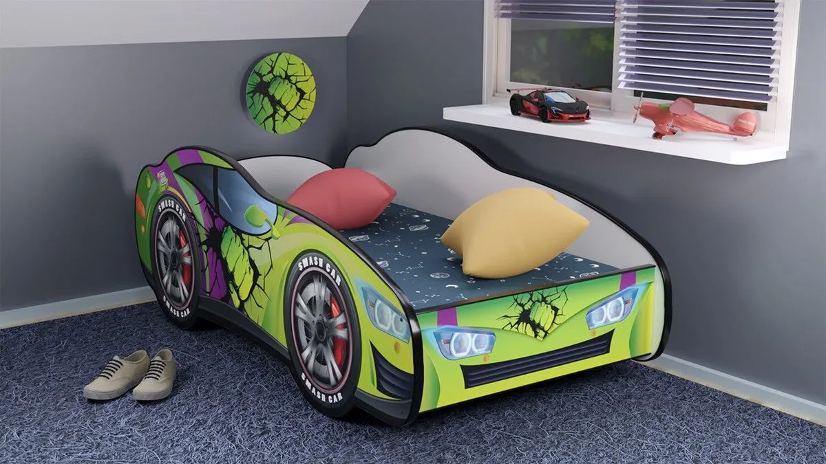 Dečiji Krevet 160X80Cm (Trkački Auto) Hero Smash
