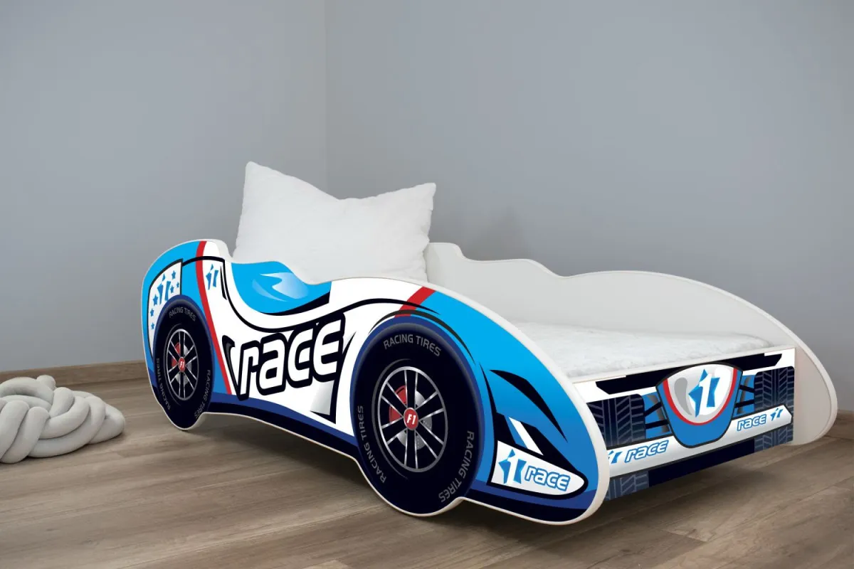 Dečiji Krevet za Dečake 140X70Cm (Formula 1) Race Car