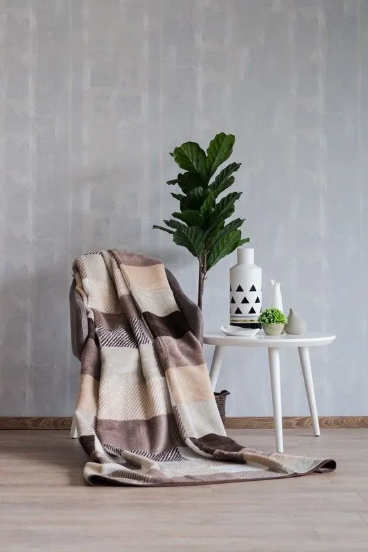 DEKOR DOM Ćebe Eco blanket 200x230cm 18108-C, krem