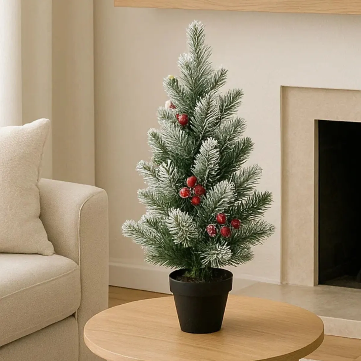 DEKOR DOM Novogodišnja jelka u saksiji 60cm Windham frosted mini