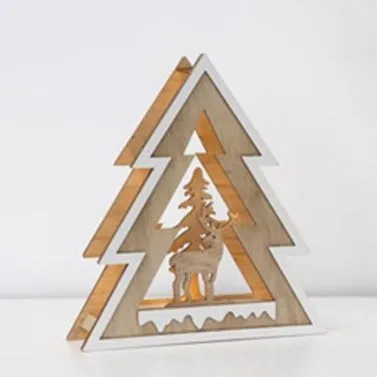 DEKOR DOM Novogodišnja LED dekoracija 20x5x22cm Tree XM6028