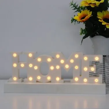 DEKOR DOM Novogodišnja LED dekoracija 29.5x5.5x12cm Home XM6050/ bela