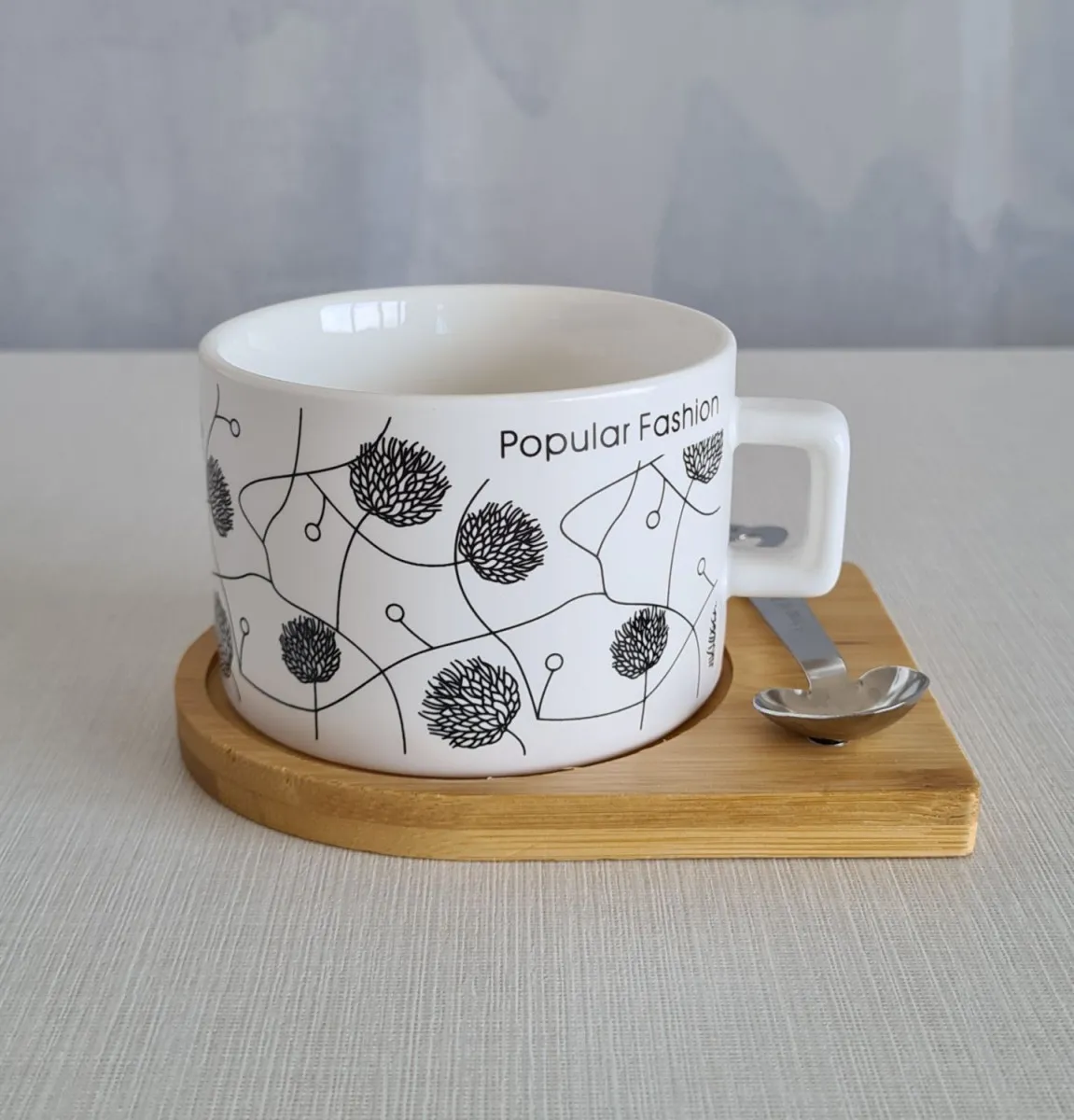 DEKOR DOM Šolja CYLINDER FLOWERS C7 - N02