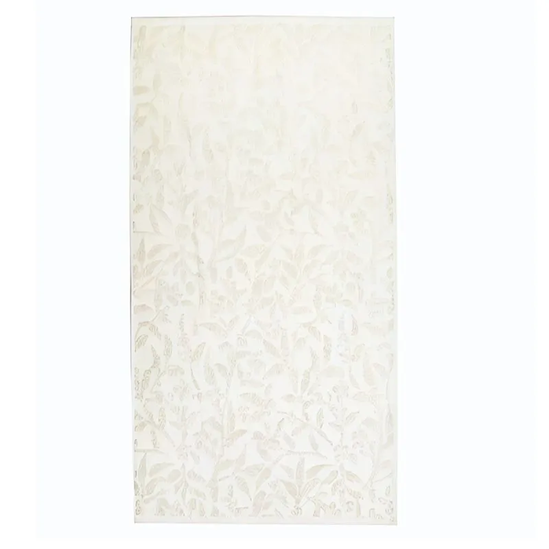 DEKOR DOM Peškir FLOWER SET 2/1 - 50x90 + 70x140 - Ivory