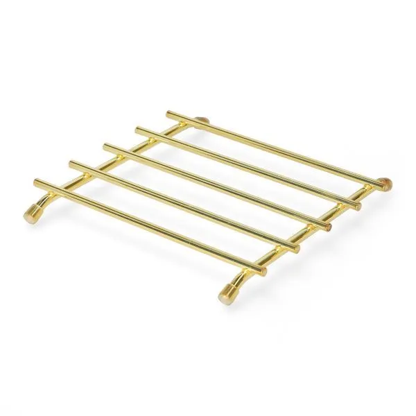 DEKOR DOM Podmetač za šerpu 20cm Duncan, zlatna