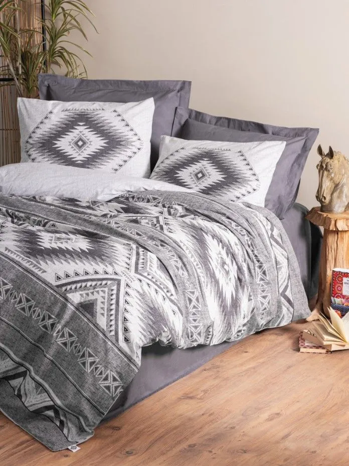 DEKOR DOM Posteljina CB Ranforce double Ethnic Delos