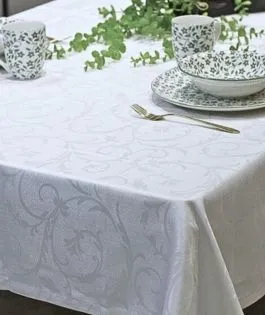 DEKOR DOM Stolnjak 140x180cm Elegante, bela