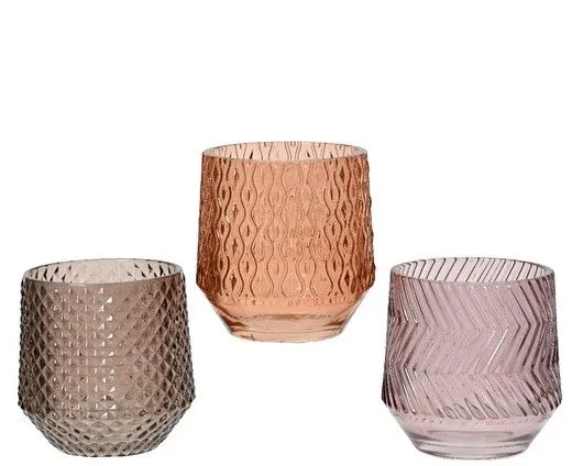 DEKOR DOM Svećnjak Transparent 9cm 647507