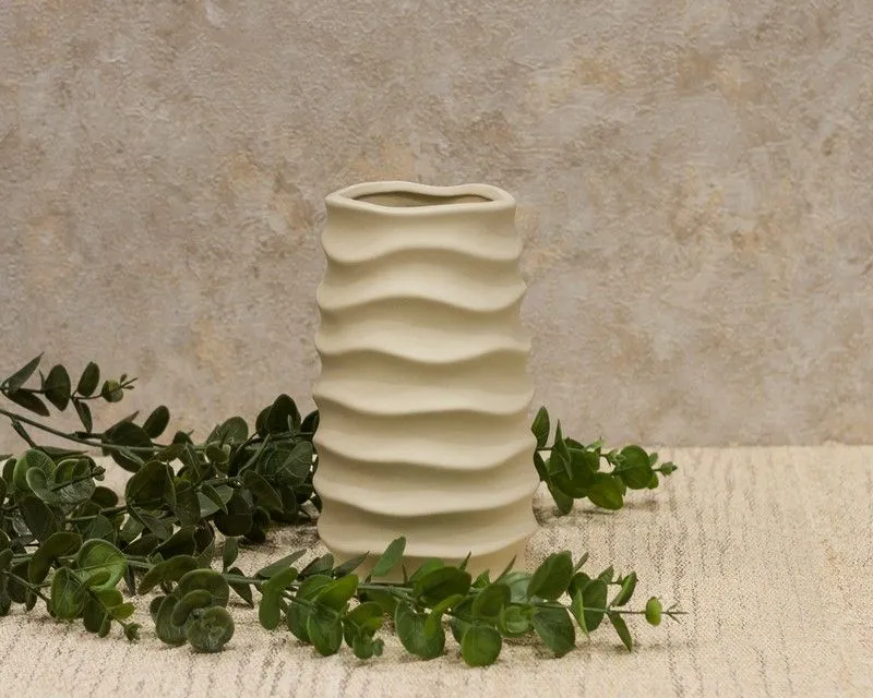 DEKOR DOM Vaza 20cm Collina, bež