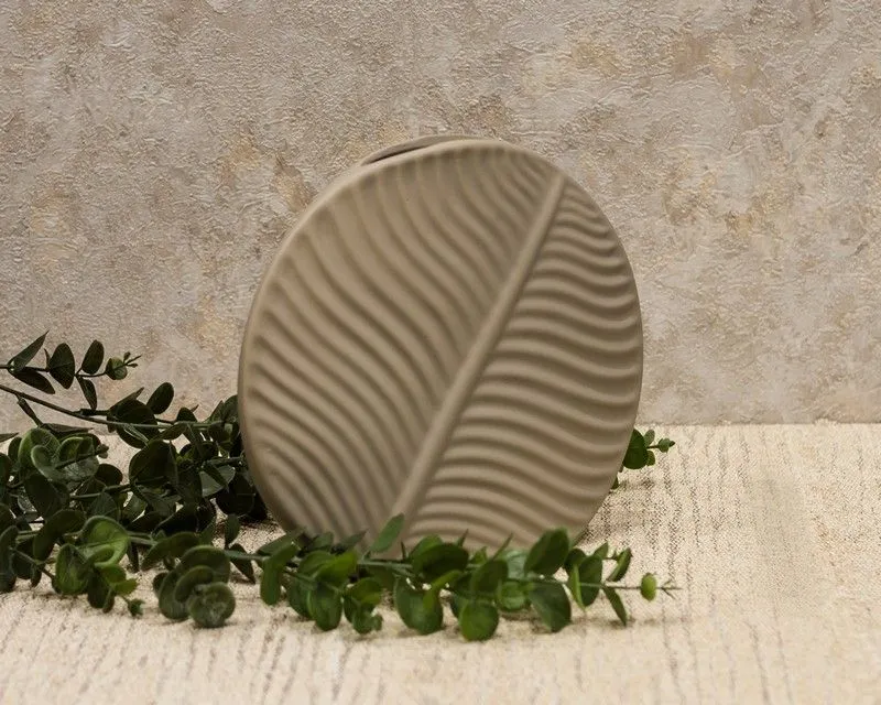 DEKOR DOM Vaza 21cm Slim, siva