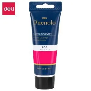 DELI Akrilna boja u tubi pink 75ml