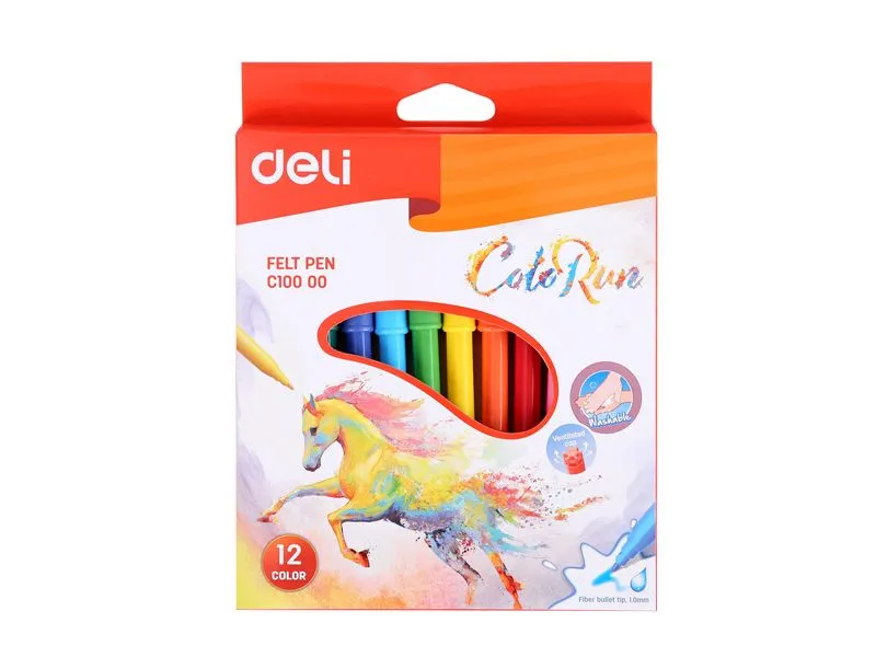 DELI Flomasteri 1/12 EC10000