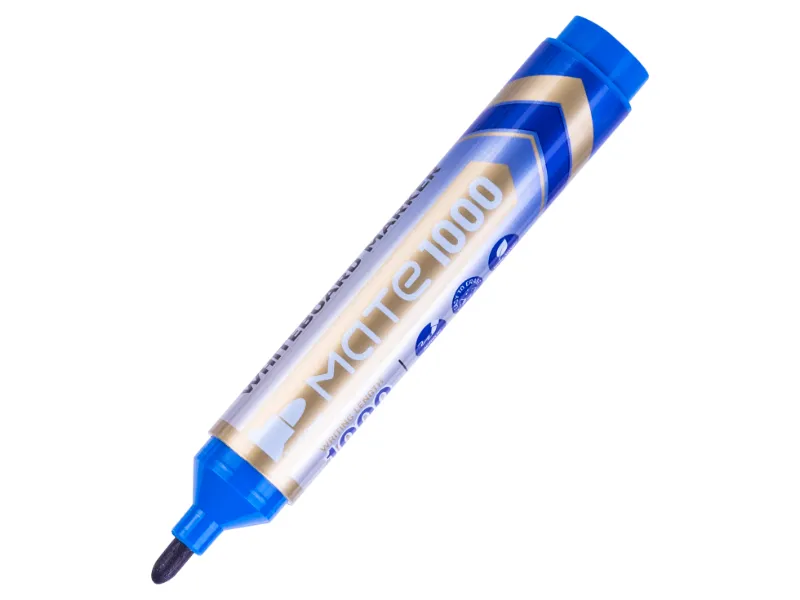 DELI Marker za belu tablu, crni, okrugli vrh EU008-BK