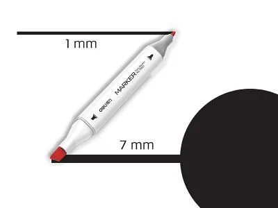 DELI Sketch marker black-120