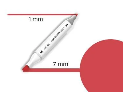 DELI Sketch marker carmine-11