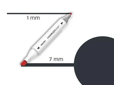DELI Sketch marker cool grey--CG9