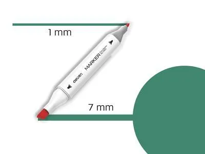 DELI Sketch marker deep green-52