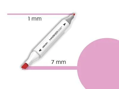 DELI Sketch marker pastel pink-17