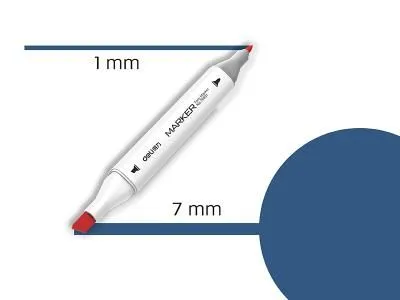 DELI Sketch marker prussian blue-69