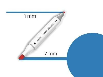 DELI Sketch marker royal blue-70