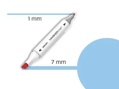 DELI Sketch marker sky blue-76