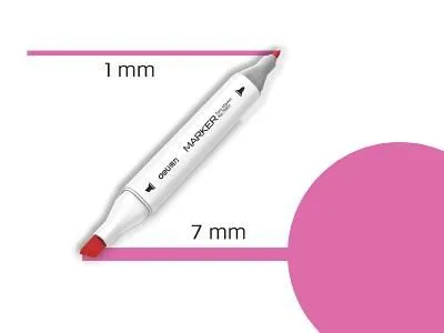 DELI Sketch marker vivid pink-6