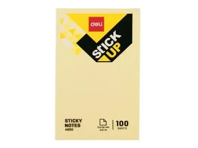 DELI Stiker blok 76x126mm žuti (100 lista)