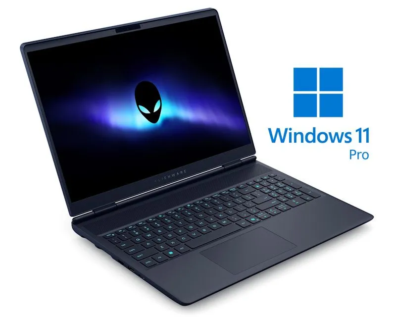 DELL Alienware 16X Aurora 16 inch QHD+ 240Hz 500nits Core Ultra 9 275HX 32GB 1TB SSD GeForce RTX 5070 8GB RGB Backlit Win11Pro gaming laptop