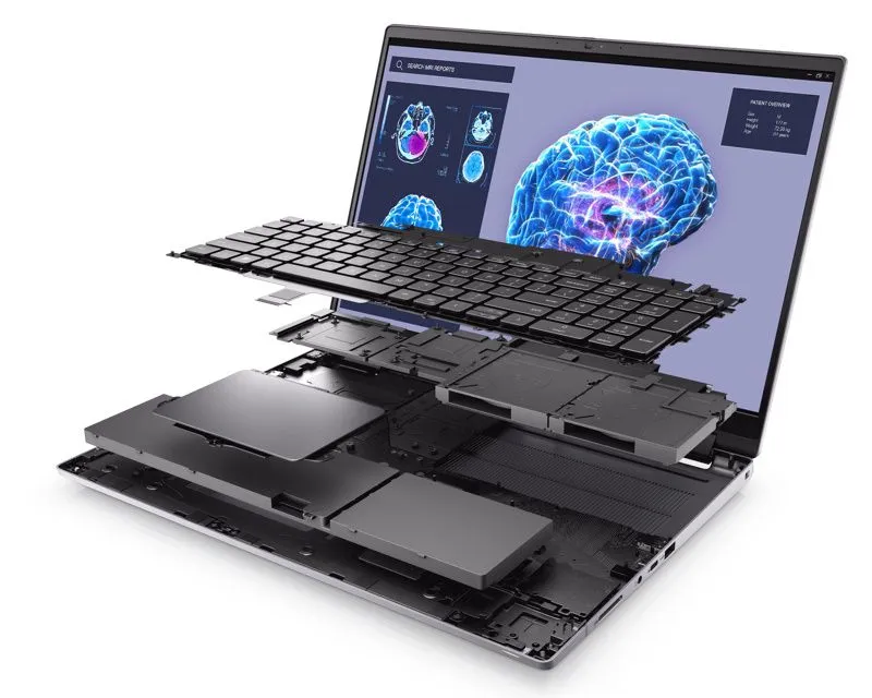 DELL Laptop Precision M7680 16 FHD+ 500nits i9-13950HX 32GB 1TB RTX 3050 12GB Backlit FP SC 3yr