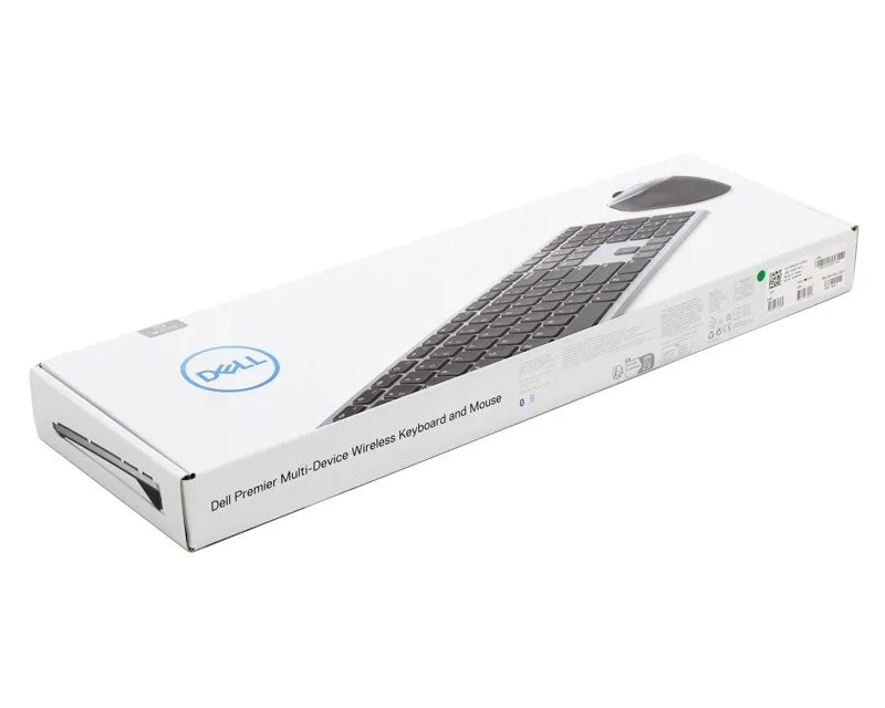 DELL Tastatura i miš KM7321W Wireless Premier Multi-device RU, siva