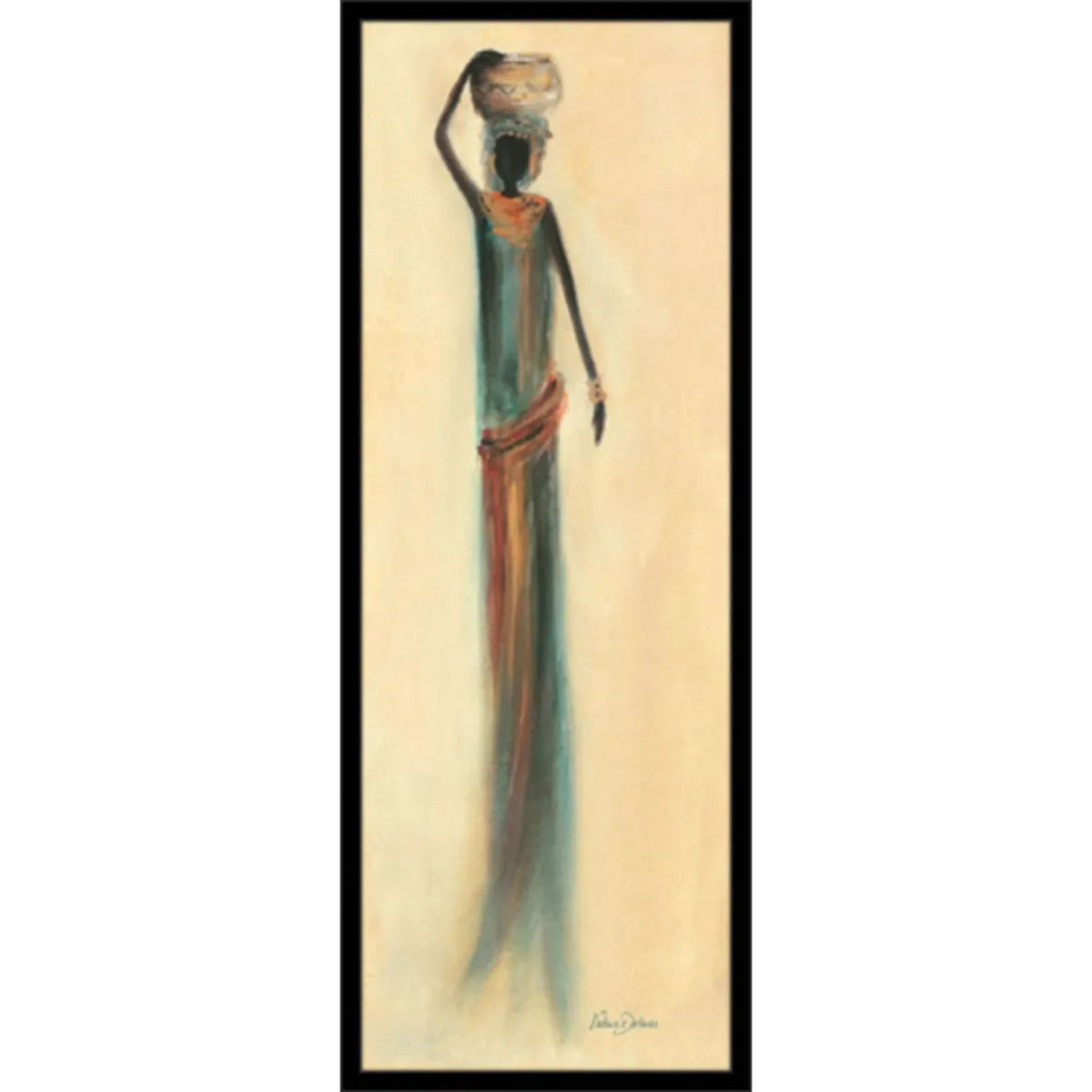 DELTA LINEA Uramljena slika Arabeska Jamila  30x70 cm