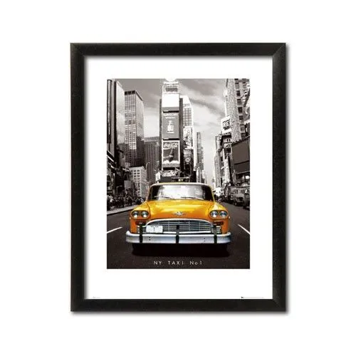 DELTA LINEA Uramljena slika Taxi 60x80 cm