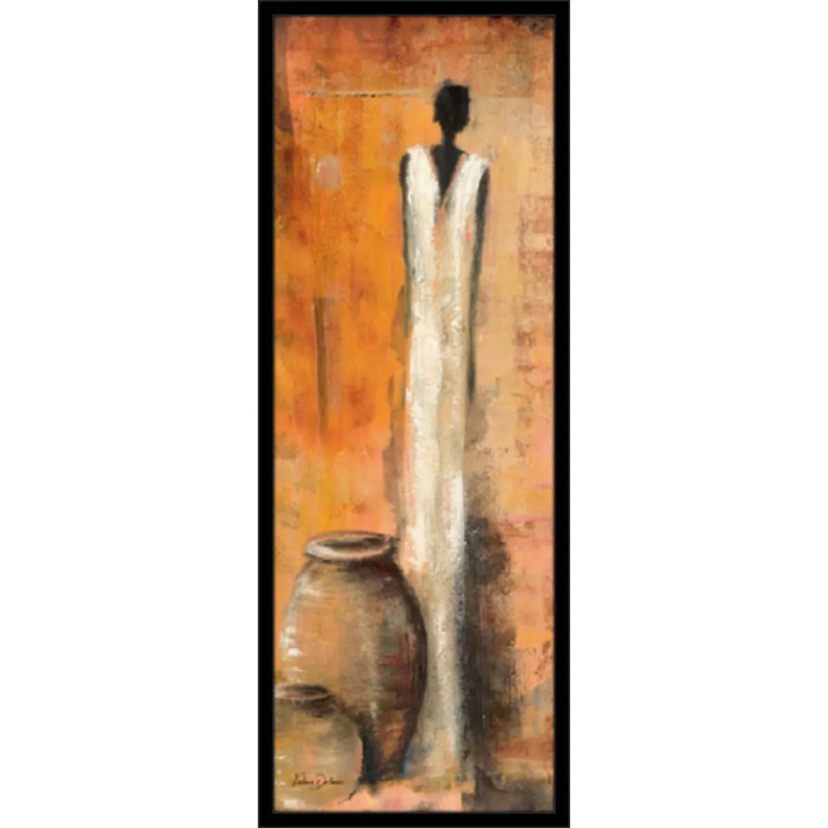 DELTA LINEA Uramljena slika Traditionne  30x70 cm