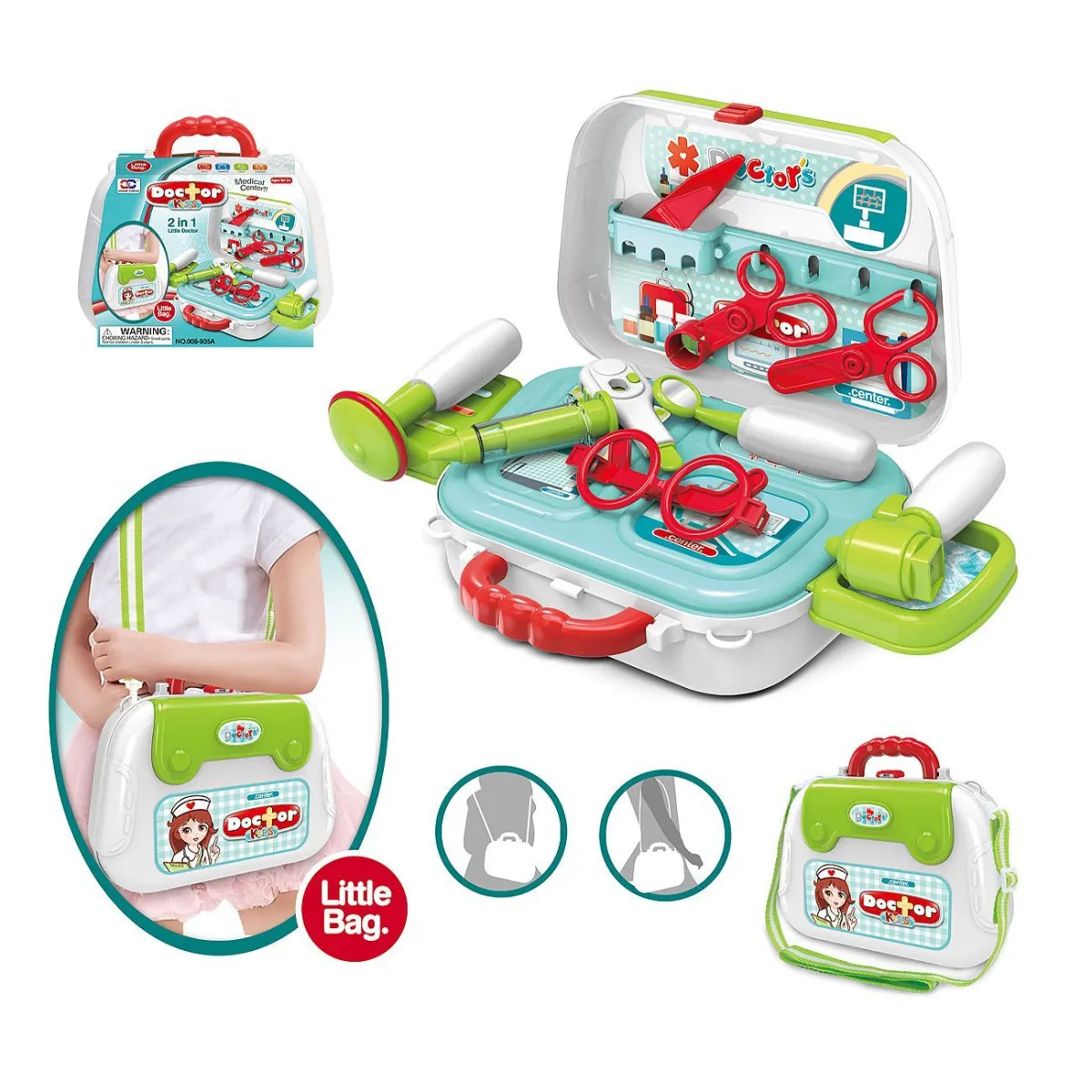 DENIS Doktorski set u koferu Little Doctor 2u1