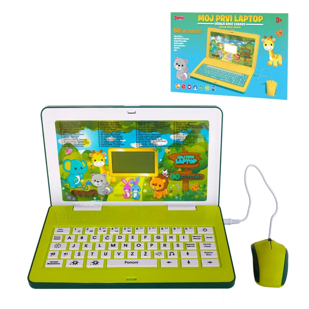 DENIS Edukativna igračka Moj prvi laptop
