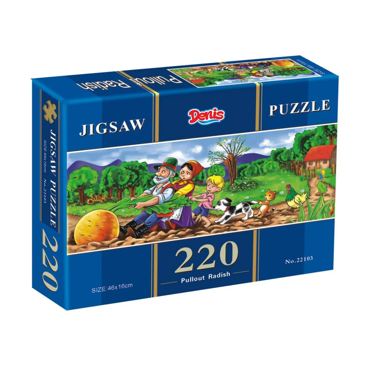 DENIS Puzzle Deda i repa - 220 delova