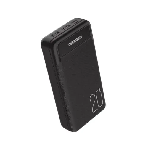 DENMEN Power bank DP10, 20000mAh, crna