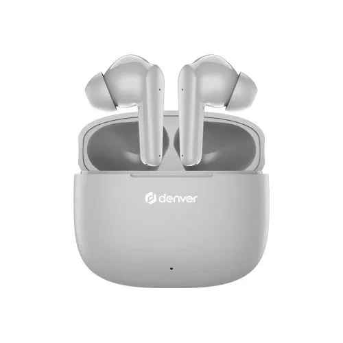 DENVER Bežične bluetooth slušalice TWE-48GR, siva