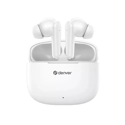 DENVER Bežične bluetooth slušalice TWE-48W, bela