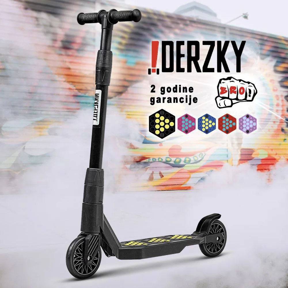 DERZKY Trotinet Bro 6-11 godina crna