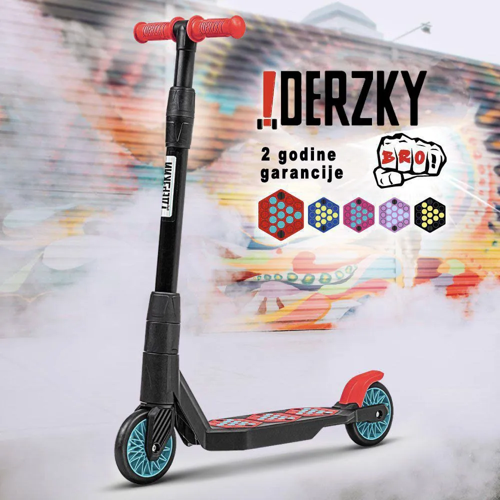 DERZKY Trotinet Bro 6-11 godina, tirkizna
