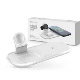 DEVIA Adapter Smart 3 USB, bela