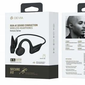 DEVIA Bluetooth slušalice Kintone Run-A1, crna