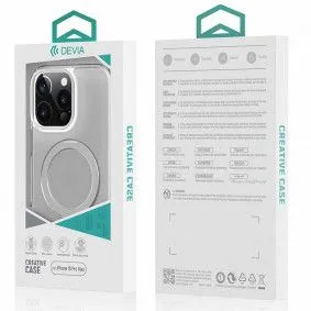 DEVIA Futrola Hard Case Clean Series Magnetic Shockproof za Samsung S25/ providna