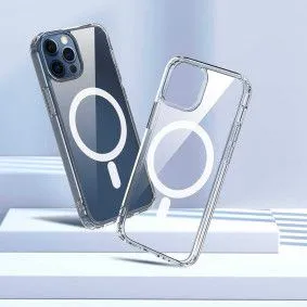 DEVIA Futrola Hard Case Pure Clear Magnetic Za Iphone 15 Pro Transaprent