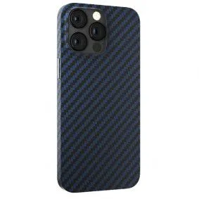 DEVIA Futrola Hard Case Ultra Thin Magnetic Carbon za Iphone 14 Plus/ plava