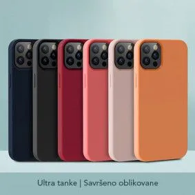 DEVIA Futrola silikonska Nature Series za iphone 13 pro max/ tamno narandžasta