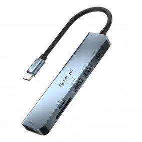 DEVIA HUB Leopard Type-c na USB 5in1