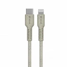 DEVIA Kabl Environment - friendly plant straw Type-c Iphone, bela